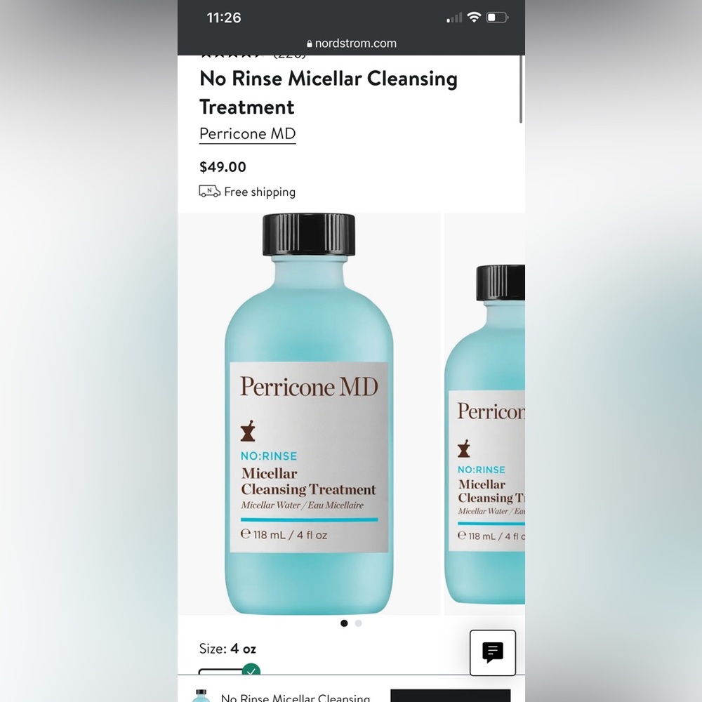 Perricone Md cleansing treatment